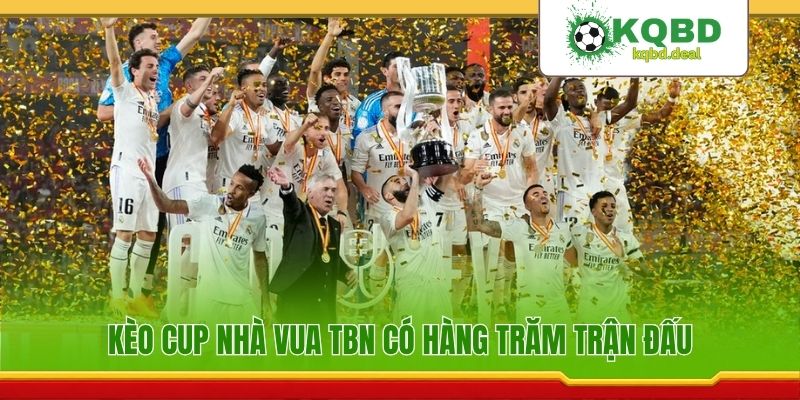 Kèo cup nhà vua TBN có hàng trăm trận đấu